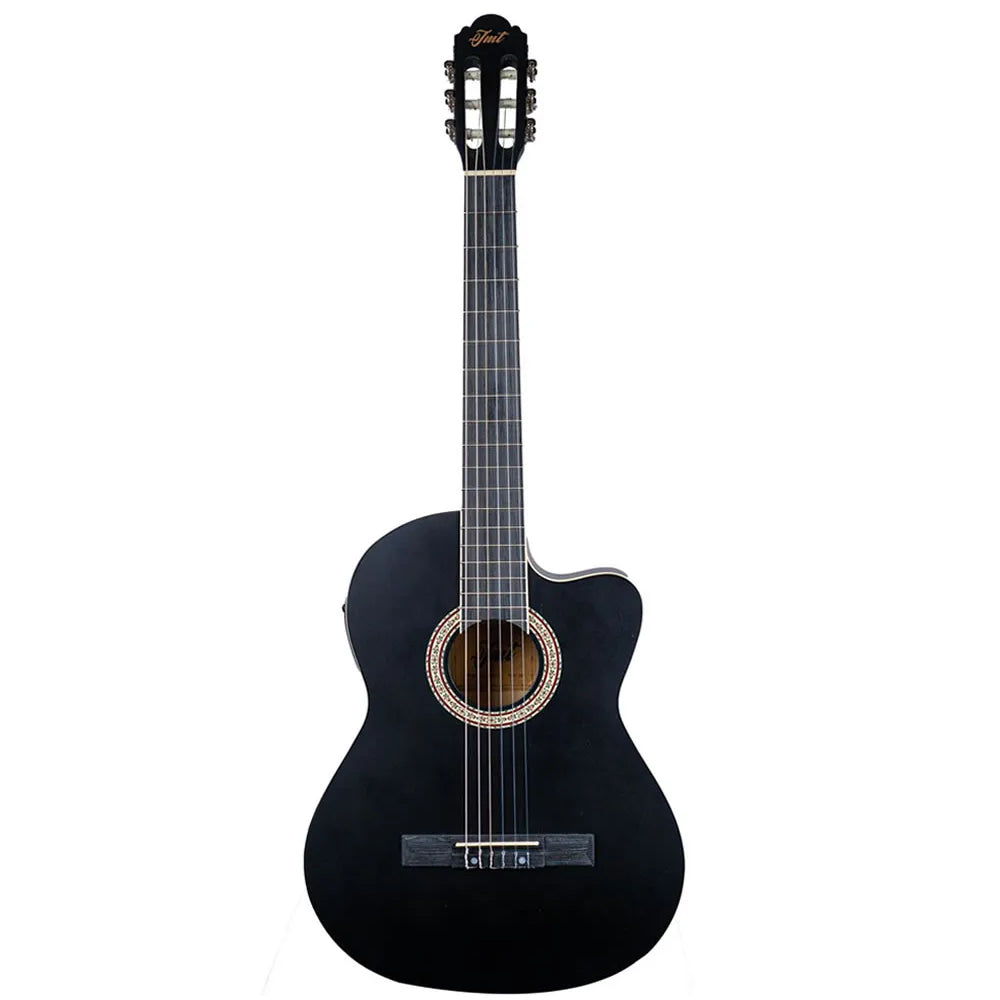 Guitarra Electroacustica Nylon Negra JMT AC10TMCE