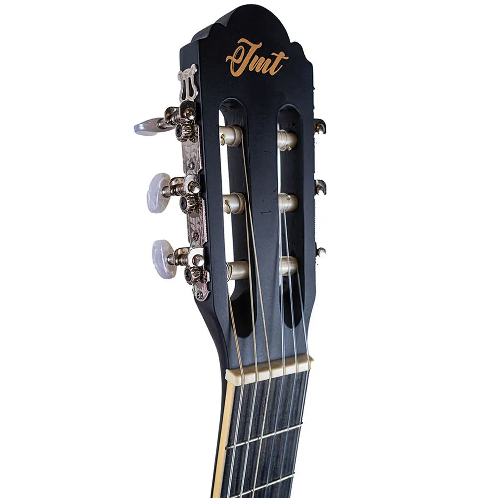 Guitarra Electroacustica Nylon Negra JMT AC10TMCE